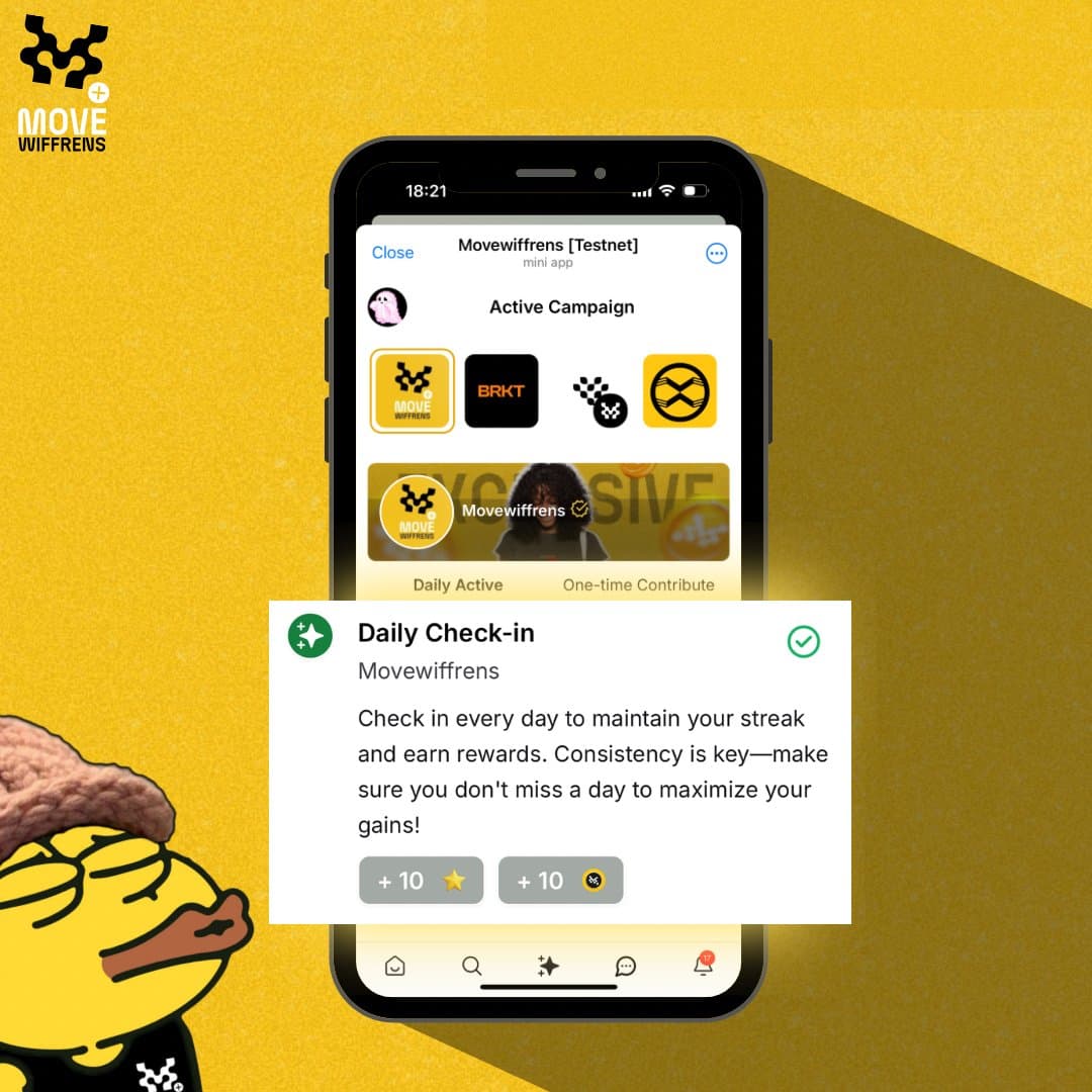 Movewiffrens — SocialFi platform mini-app